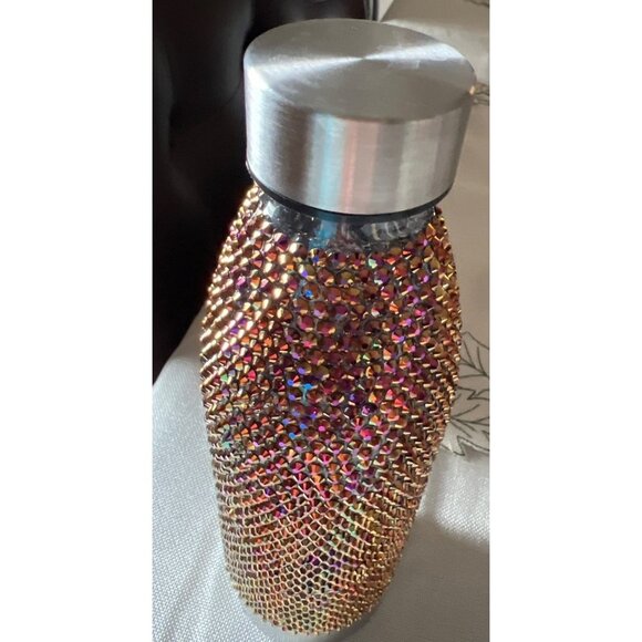 Red Bronze Glass Stone Water Bottle -- 22 Ounces - Picture 4 of 7